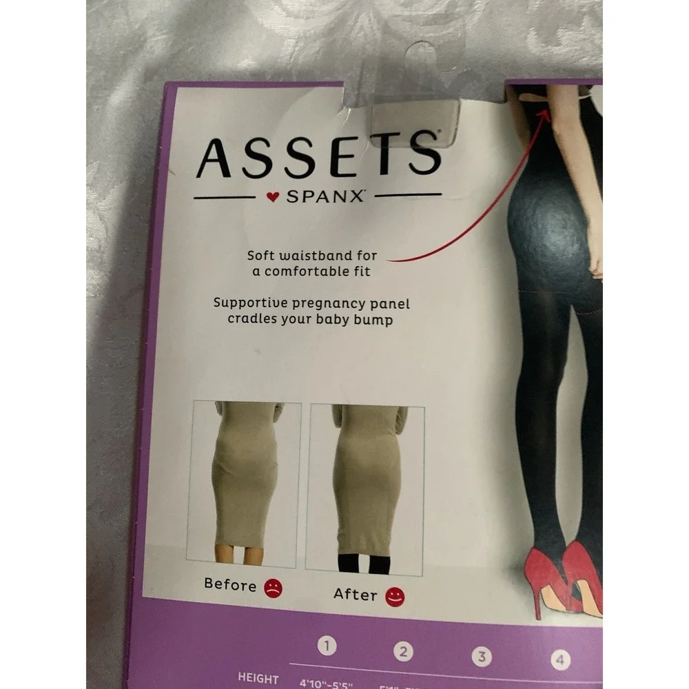 Assets Spanx Maternity Shaping Tights Black Size‎ 2
